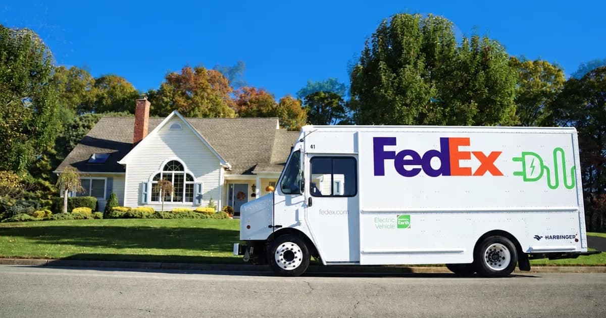 FedEx Orders 2,000 Harbinger EV Trucks