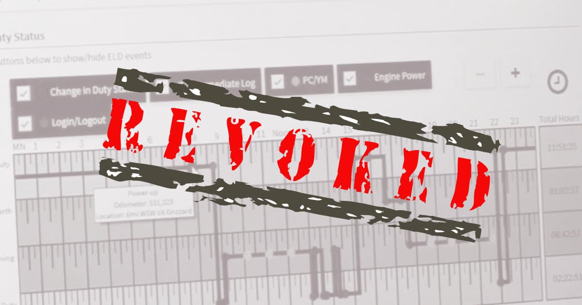 FMCSA Gives Fleets 60 Days to Replace Revoked ELDs