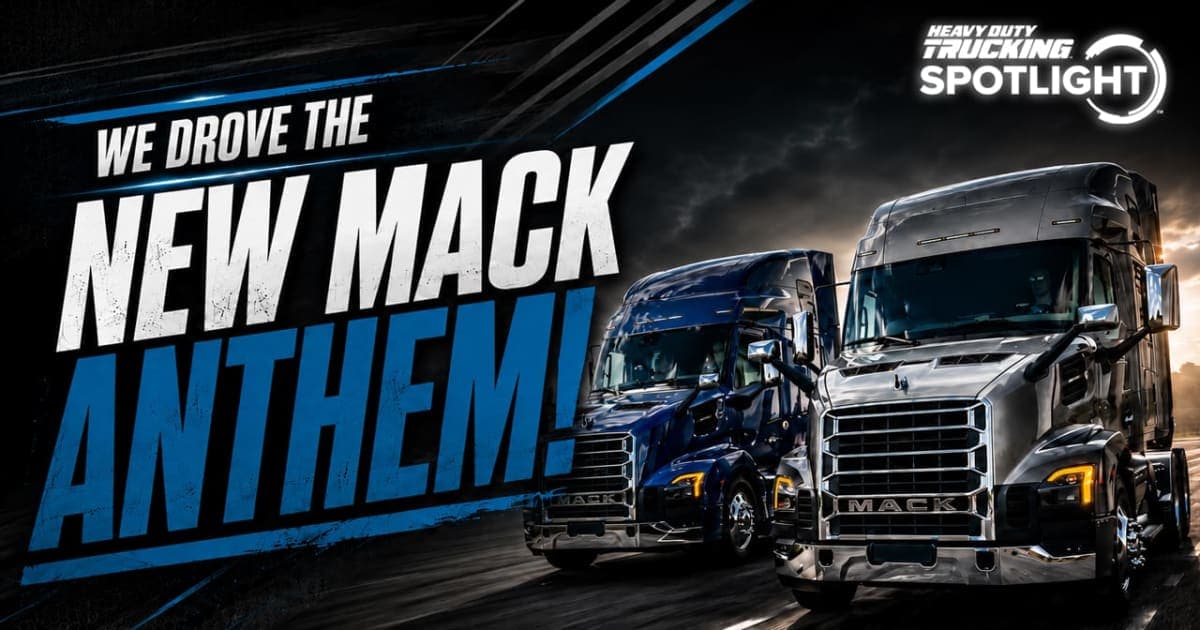 Mack Anthem Test Drive Highlights Driver-Focused Cab