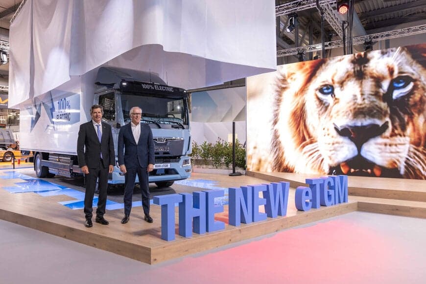 MAN Adds 16-Ton eTGM to Electric Truck Lineup