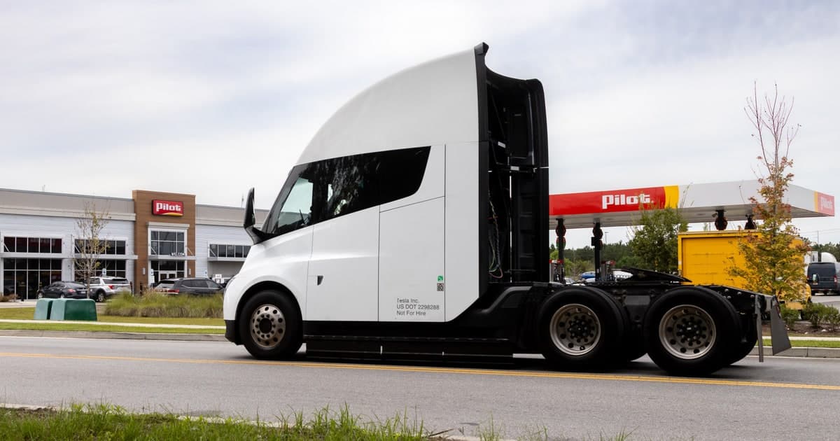 Pilot and Tesla Open First Semi Megacharger Site