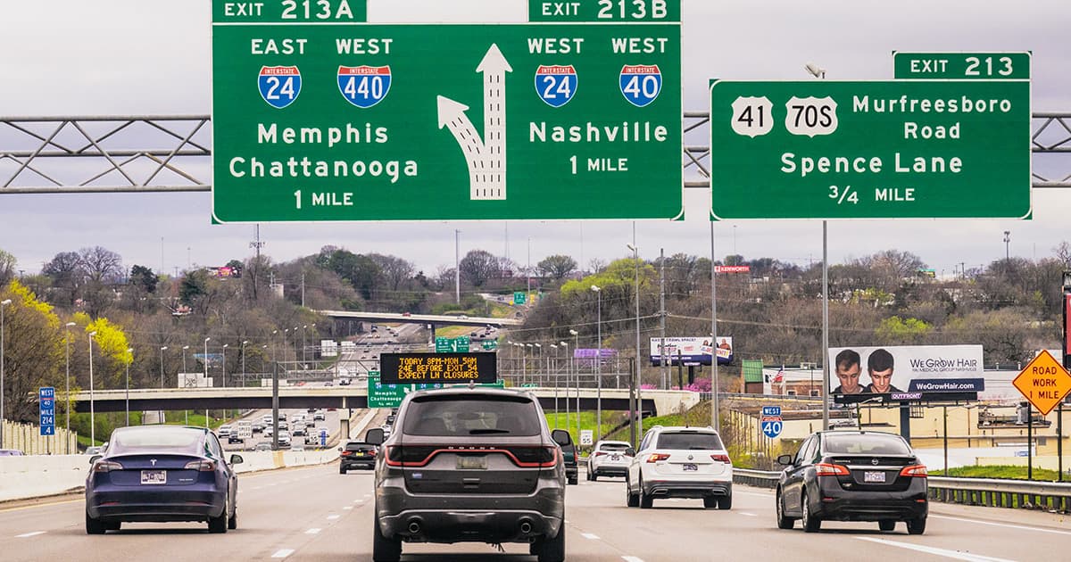 Tennessee Picks Partner for $9.2B Toll Lanes